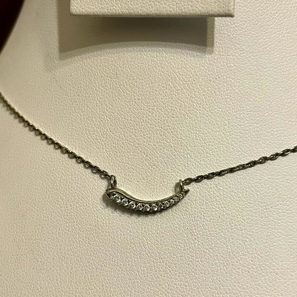 Kendra Scott Whitlee Pendant Necklace Pave Crystal Gold Plated - Picture 7 of 9